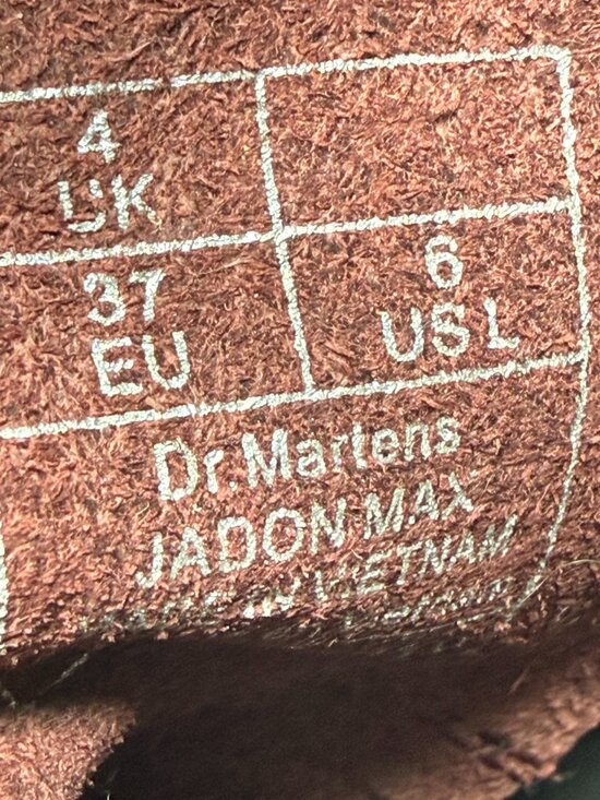 Dr Martens Jadon Max Oxblood Platform Combat Boots - Picture 6 of 6